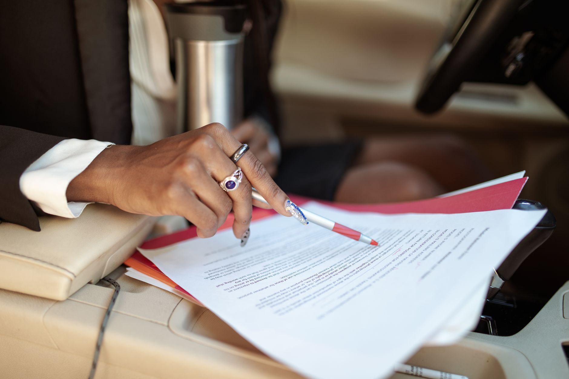 Contrôle de documents et de la carte grise d'un véhicule